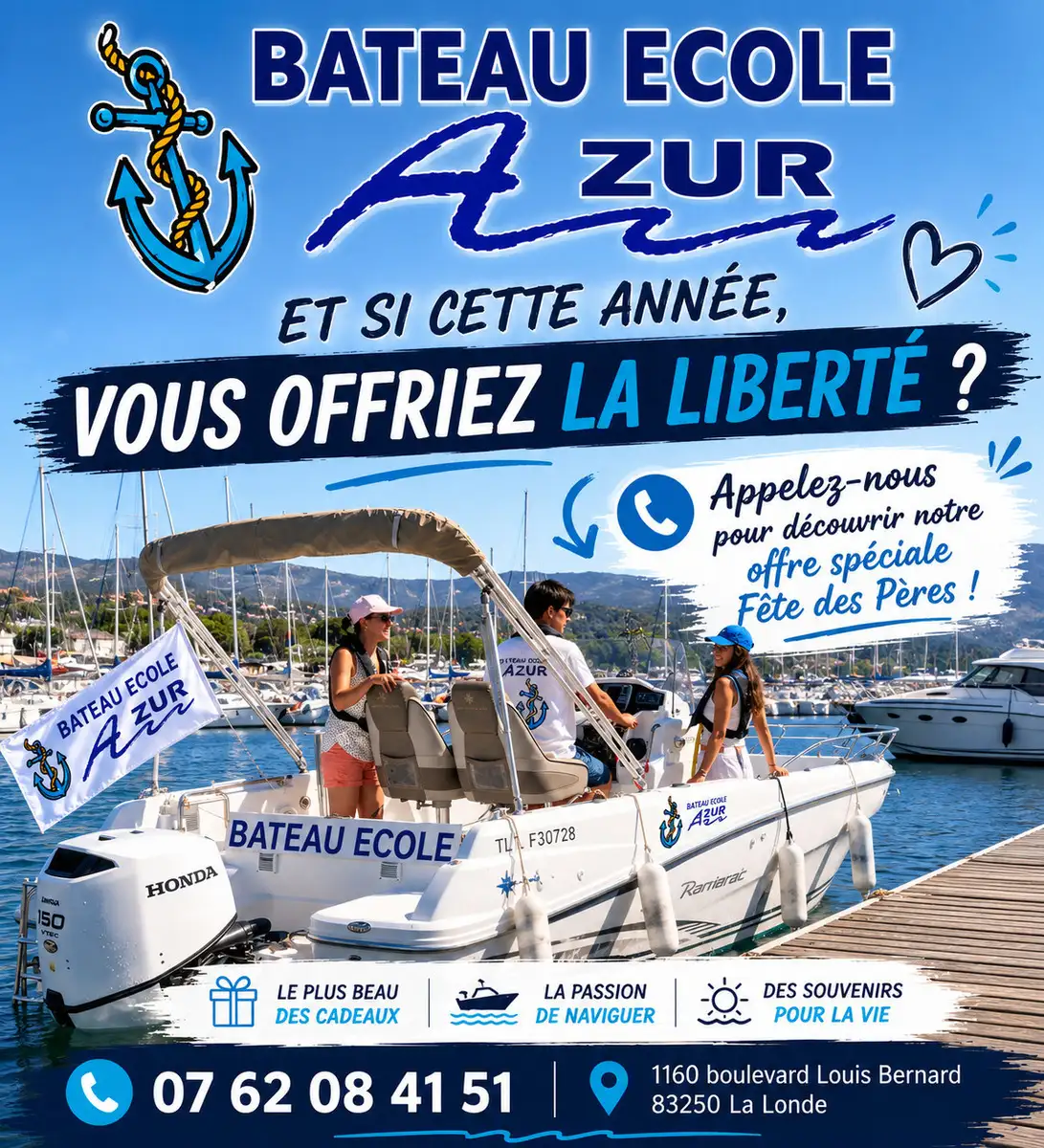 Vous cherchez un beau cadeau pour la f�te des p�res : OFFREZ un PERMIS BATEAU